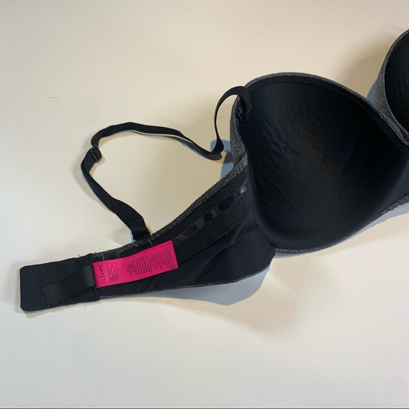 La Senza 34D Heather grey “Body Kiss” twist front push up strapless bra - Picture 12 of 14